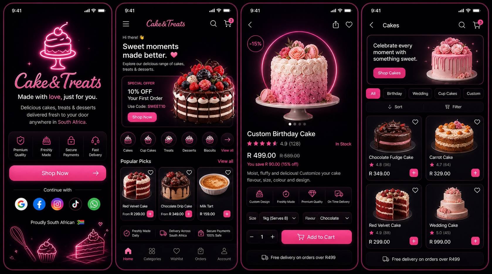 Cake & Treats — GeekForge portfolio